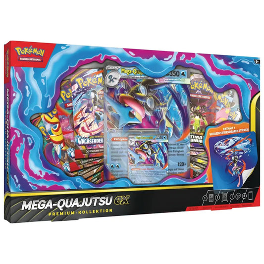 Mega-Quajutsu ex Premium-Kollektion – deutsche Pokémon TCG Box