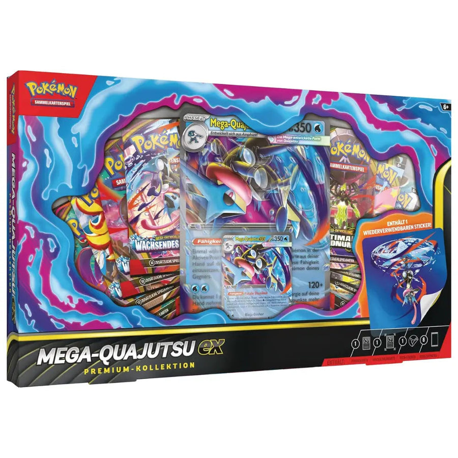 Mega-Quajutsu ex Premium-Kollektion – deutsche Pokémon TCG Box